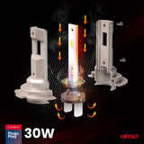 LLAMPA LED AMiO H25-Series H7/ H18 AM-04712 CANBUS 12V CSP-LED 30W 2710LM 6000K SET