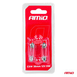 LLAMPA AMiO C5W 12V 36mm AM-03348 (BL) 2 COPE