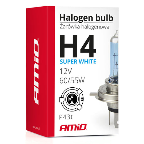 LLAMPA AMiO H4 12V 60/55W Super White AM-01269 1 COPE