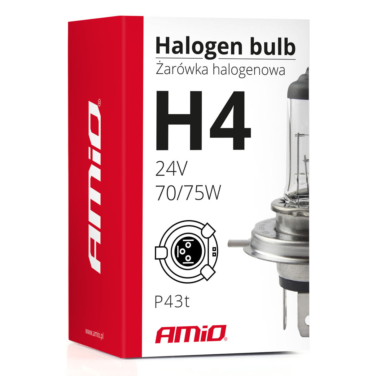 LLAMPA AMiO H4 24V 75/70 W AM-01267 1 COPE