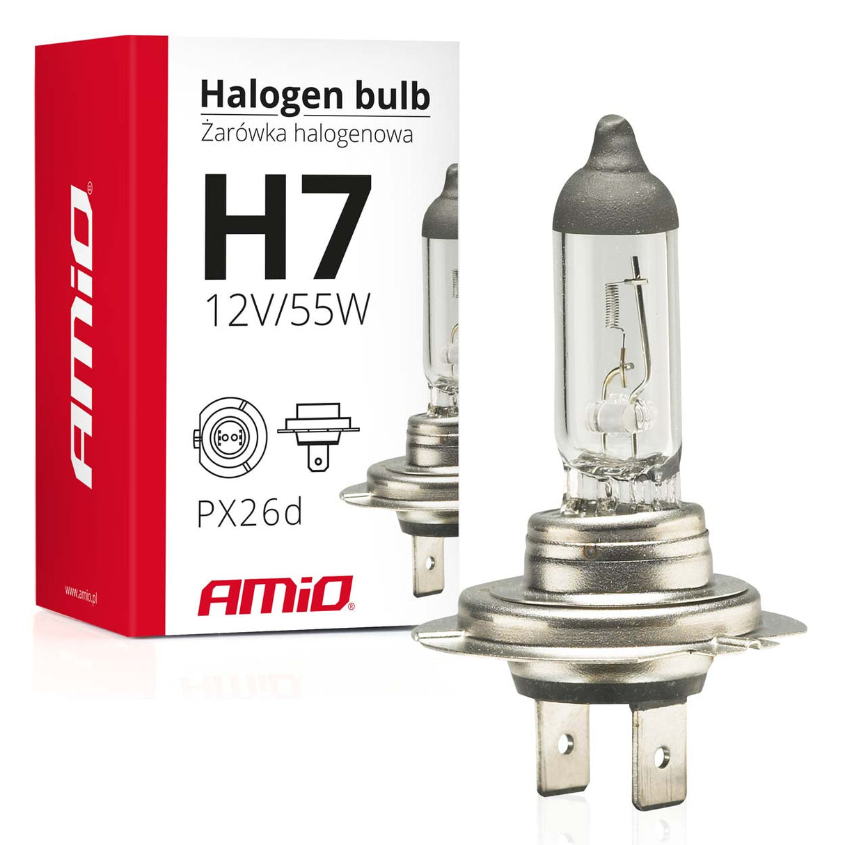LLAMPA AMiO H7 12V 55W AM-01156 1 COPE