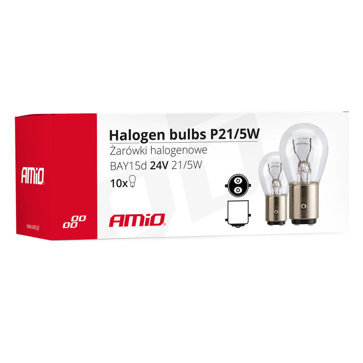LLAMPA AMiO P21/5W 24V AM-01007 10 COPE
