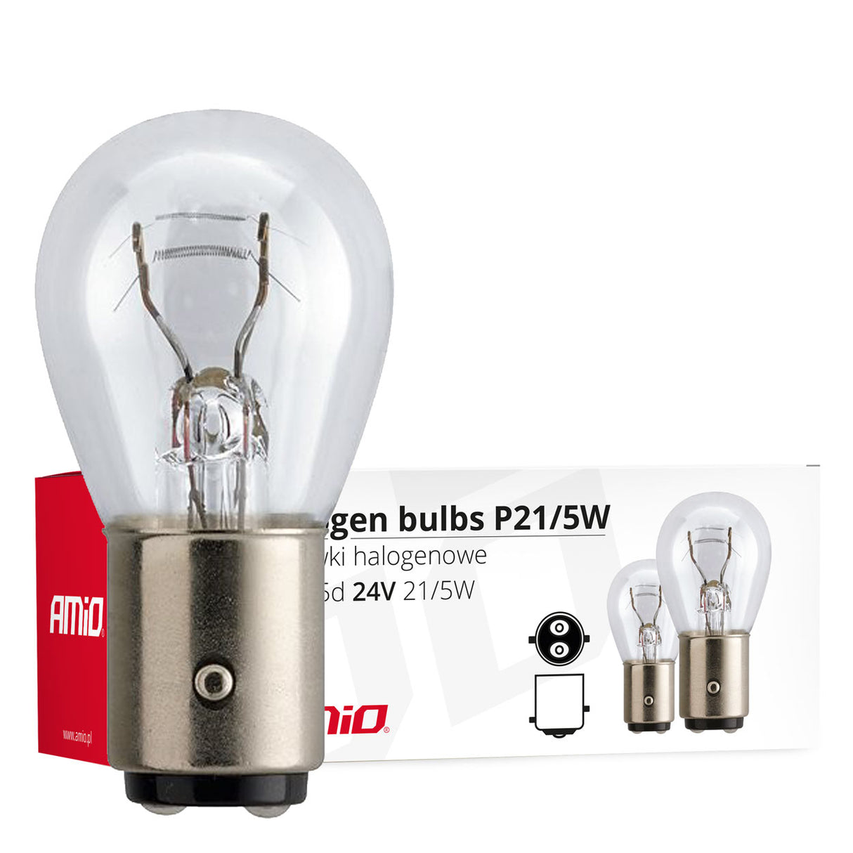 LLAMPA AMiO P21/5W 24V AM-01007 10 COPE