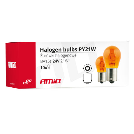 LLAMPA AMiO PY21W 24V AMBER AM-01005 10 COPE