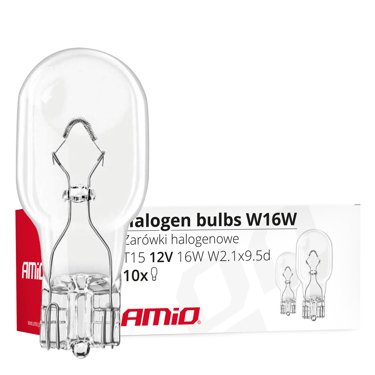 LLAMPA AMiO W16W 12V AM-02549 10 COPE