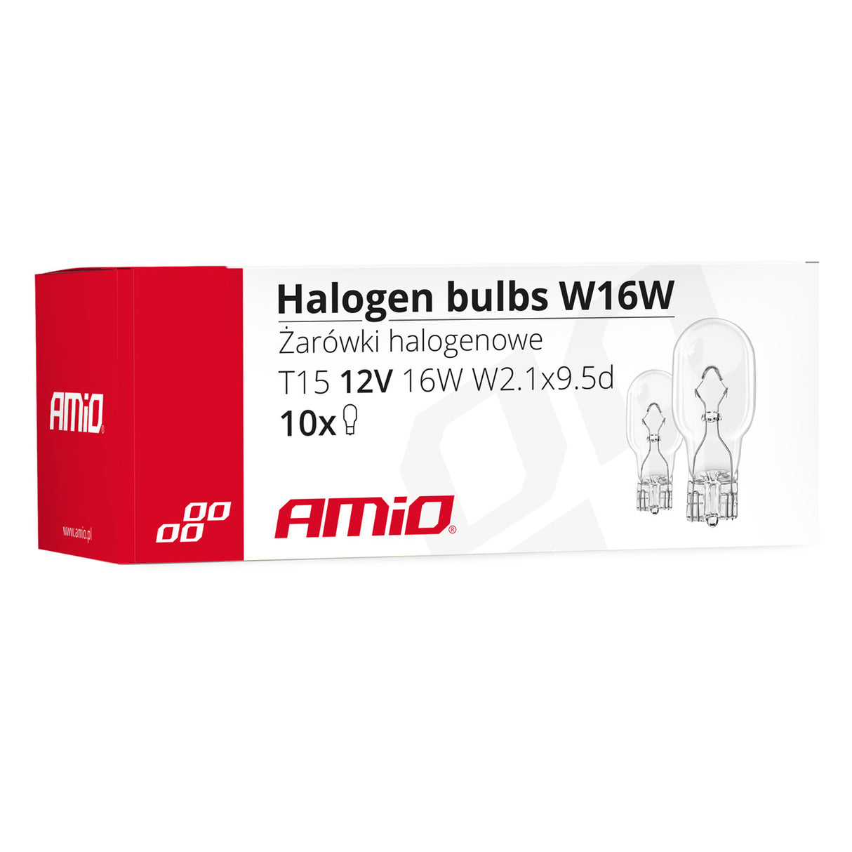 LLAMPA AMiO W16W 12V AM-02549 10 COPE