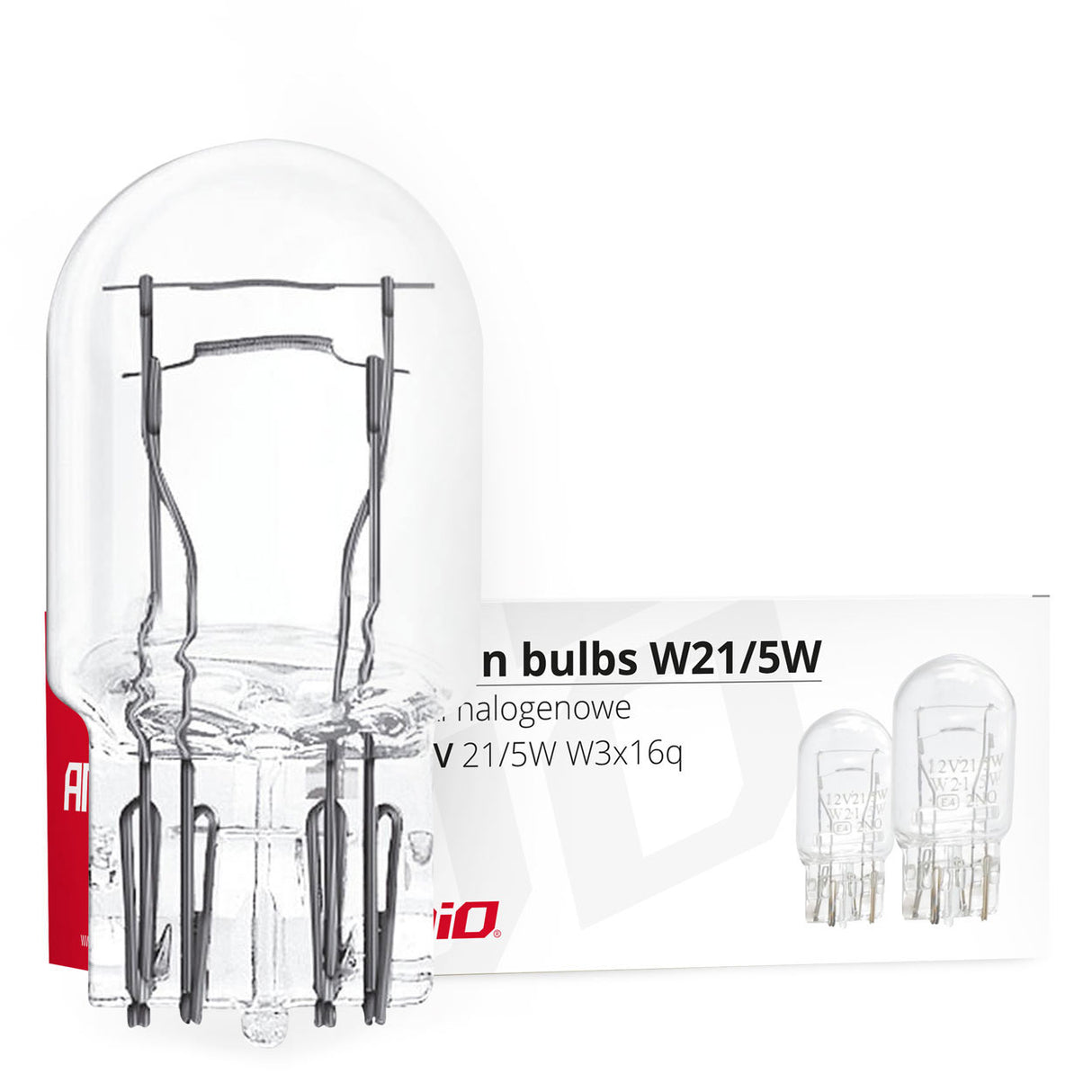 LLAMPA AMiO W21/5W 12V AM-02552 10 COPE