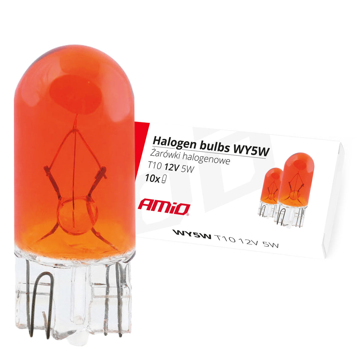 LLAMPA AMiO WY5W 12V AMBER AM-01481 10 COPE