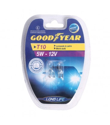 LLAMPA GOODYEAR W5W 12V T10 BT-77029 B2