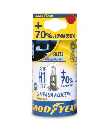 LLAMPA GOODYEAR +70% SILVER H1 12V 55W BT-77007 B1