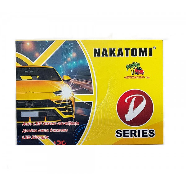 LLAMPA HID-TO-LED NAKATOMI D2S/ D2R 12V INTELLIGENT CANBUS AV-K-6.1.245 SET
