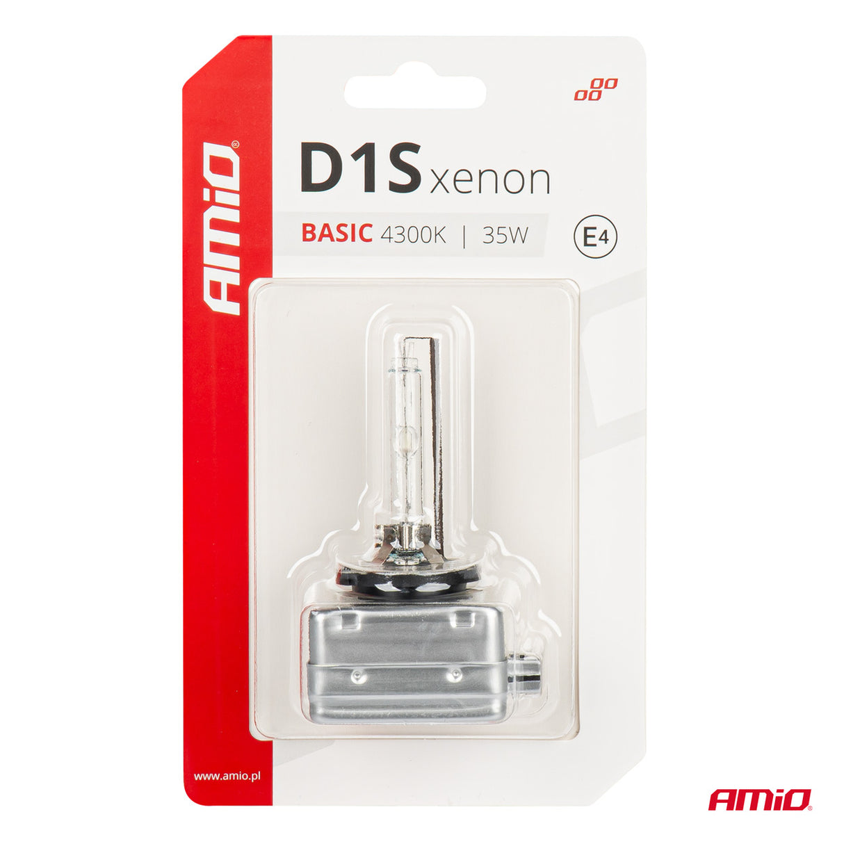 LLAMPA HID XENON AMiO D1S Basic 4300K AM-03863 (BL) 1 COPE