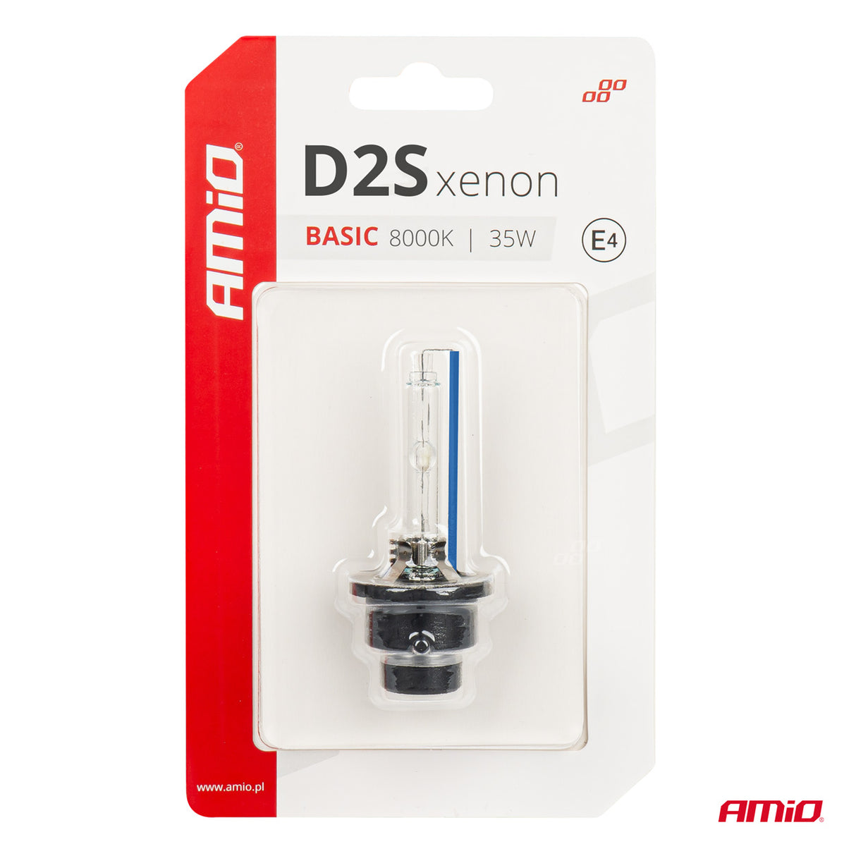 LLAMPA HID XENON AMiO D2S Basic 8000K AM-03862 (BL) 1 COPE