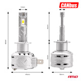 LLAMPA LED AMiO H1 X2-Series AM-02970 +400% 10-16V 72W 6500K CANBUS SET