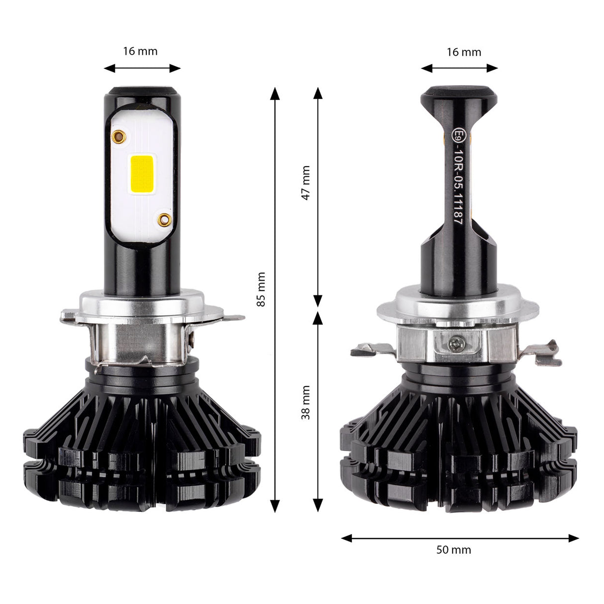 LLAMPA LED AMiO H7-1 CX-Series AM-01075 +170% 6-18V 30W 6000K SET