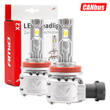 LLAMPA LED AMiO H8/H9/H11 X2-Series AM-02974 +400% 10-16V 72W 6500K CANBUS SET