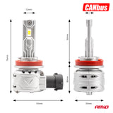 LLAMPA LED AMiO H8/H9/H11 X2-Series AM-02974 +400% 10-16V 72W 6500K CANBUS SET