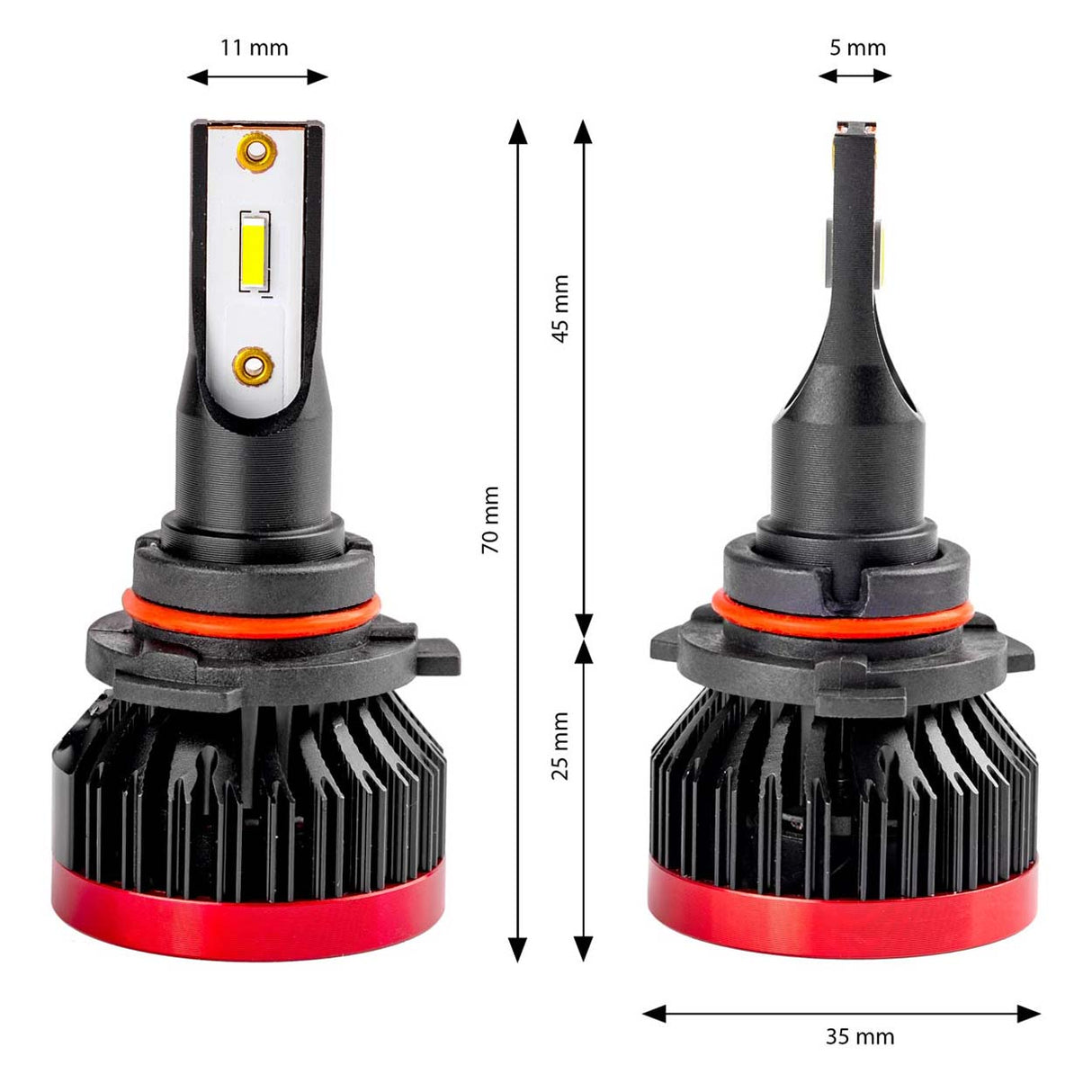 LLAMPA LED AMiO HB4 9006 BF-Series AM-02247 +200% 6-18V 30W 6000K SET