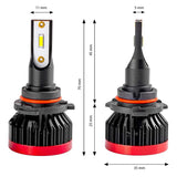 LLAMPA LED AMiO HB4 9006 BF-Series AM-02247 +200% 6-18V 30W 6000K SET