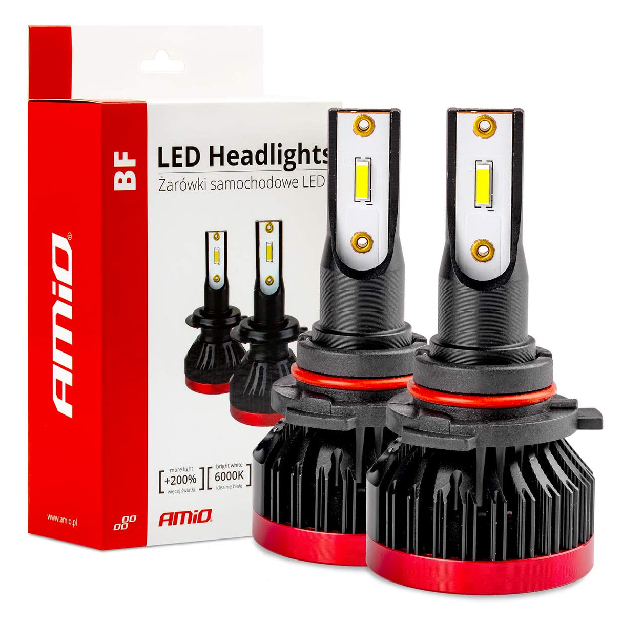LLAMPA LED AMiO HB4 9006 BF-Series AM-02247 +200% 6-18V 30W 6000K SET