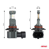 LLAMPA LED AMiO HYBRID-Series HB3/ HIR1/ H10 AM-04117 CANBUS 12V 60W 5600LM 6000K SET