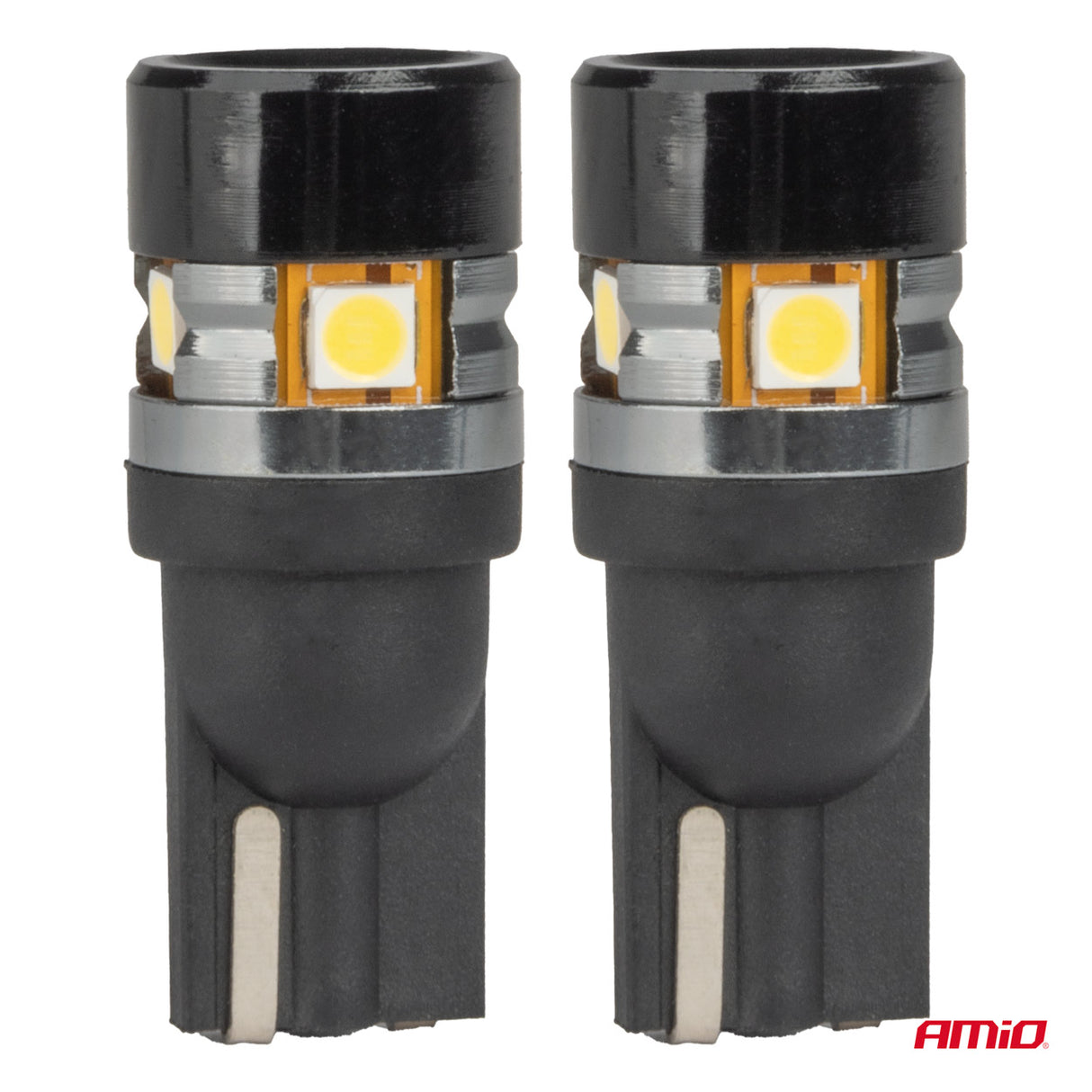 LLAMPA LED CANBUS AMiO AM-04239 5xSMD-3030 W5W 12-24V TE BARDHA 2 COPE