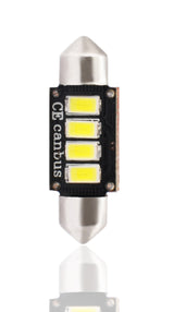LLAMPA LED CANBUS M-Tech MT-LB334W C5W 36 mm 12V 4xSMD5730-LED White B1