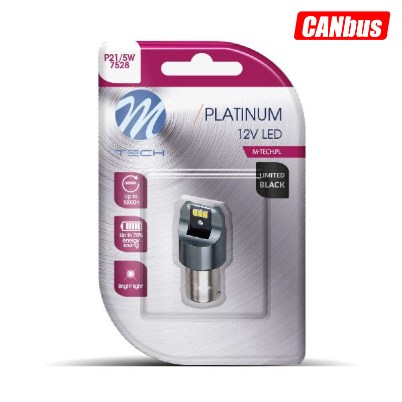 LLAMPA LED CANBUS M-Tech MT-LB843W P21/5W 12V 6xSMD3020-LED TE BARDHA B1