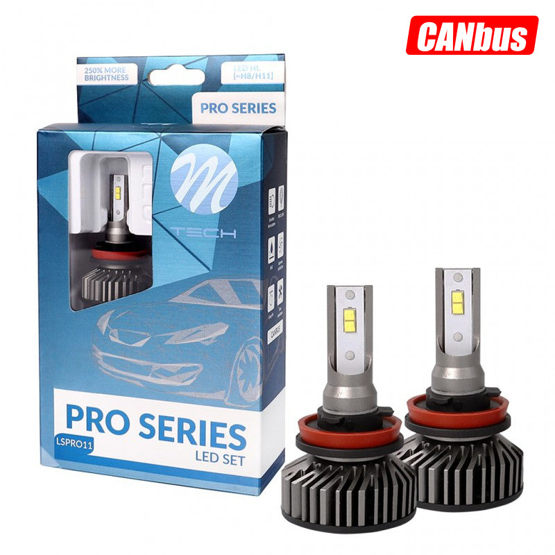 LLAMPA LED M-TECH PRO H8/ H11 9-16V max 40W MT-LSPRO11 CANBUS IP65 SET