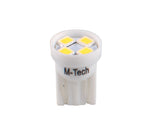 LLAMPA LED M-Tech MT-LB017W W5W 12V 4xSMD3628-LED White B2
