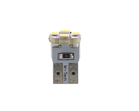 LLAMPA LED M-Tech MT-LB069W W5W 12V 4xSMD2835-LED White B2