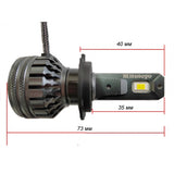 LLAMPA LED MITUTOYO (K9) H7 AV-K-6.1.16 12V/24V 36W 3800LM 6500K SET