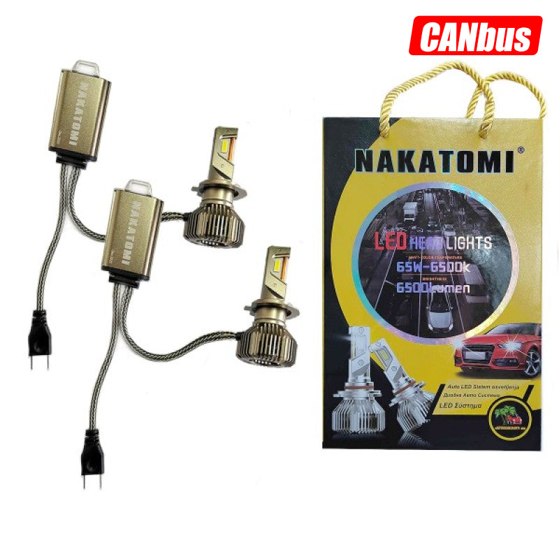 LLAMPA LED NAKATOMI (M5) H7 AV-K-6.1.242 12V/24V 65W 6800LM 6500K CANBUS SET