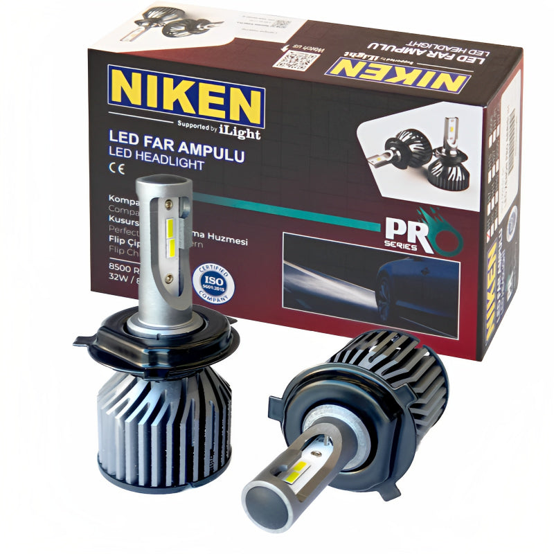 LLAMPA LED NIKEN PRO Series H4 12V 30W 8000LM SET