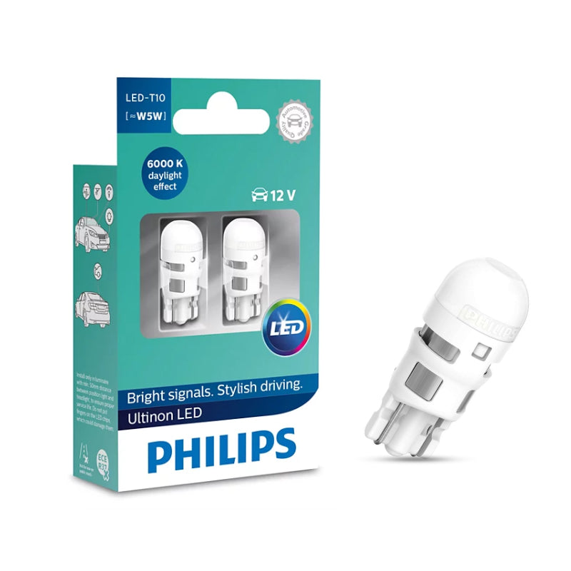 LLAMPA LED PHILIPS T10 6000K 12 V 0.6 W X2-11961 ULW 2 COPE