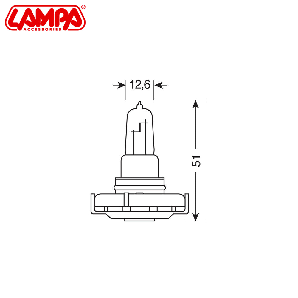 LLAMPA LMP-58006 PSY24W 12 V 24 W 3100K (AMBER) B1