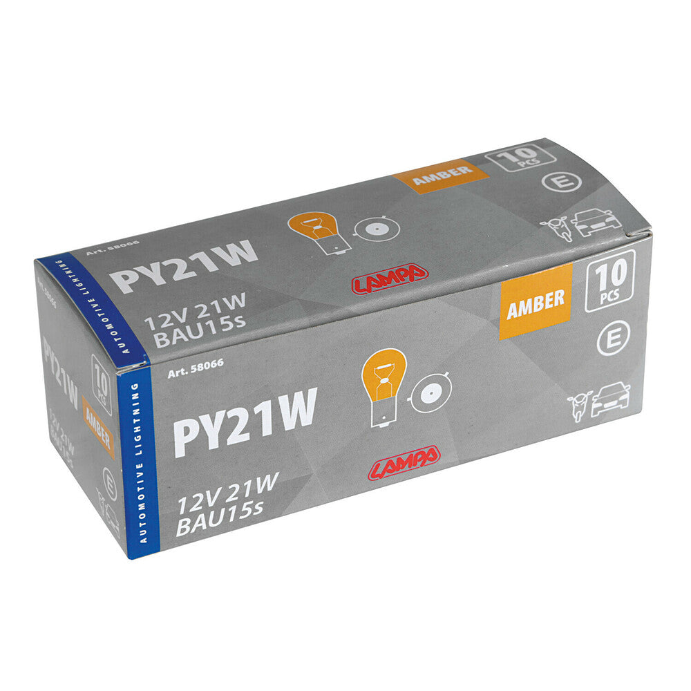 LLAMPA LMP-58066 PY21W 12 V (AMBER) 10 COPE