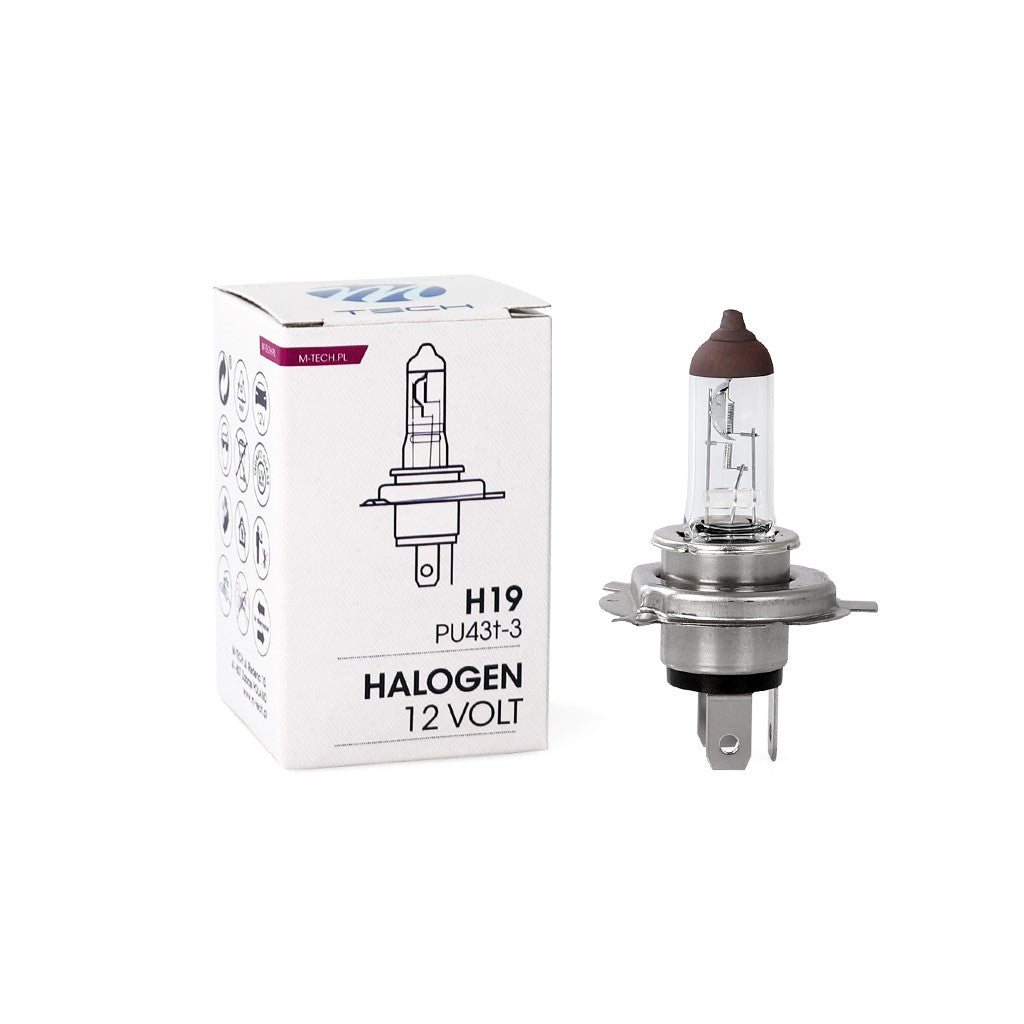 LLAMPA M-Tech H19 12V 60/55W PU43t-3 CLEAR MT-Z129-C1