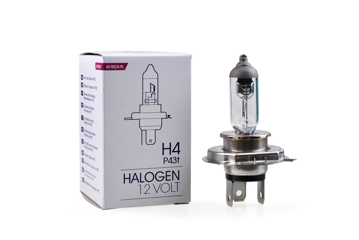 LLAMPA M-Tech H4 12V 60/55W P43t CLEAR MT-Z4-C1