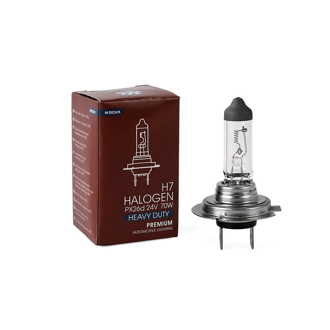 LLAMPA M-Tech HEAVY DUTY H7 24V 70W CLEAR MT-ZHD907-C1