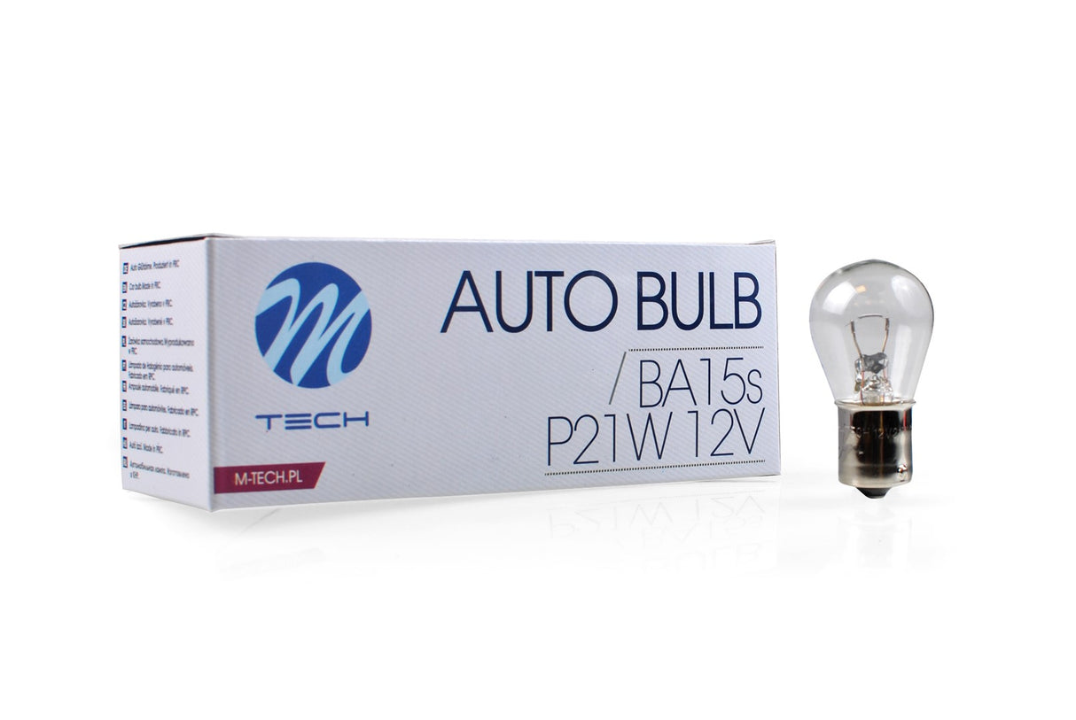 LLAMPA M-Tech P21W 12V BA15s CLEAR MT-Z14-C1