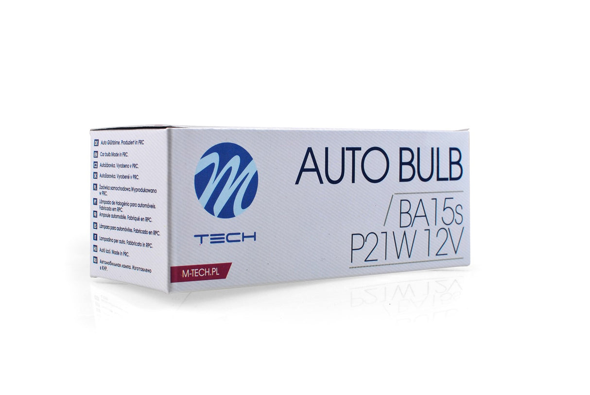 LLAMPA M-Tech P21W 12V BA15s CLEAR MT-Z14-C1