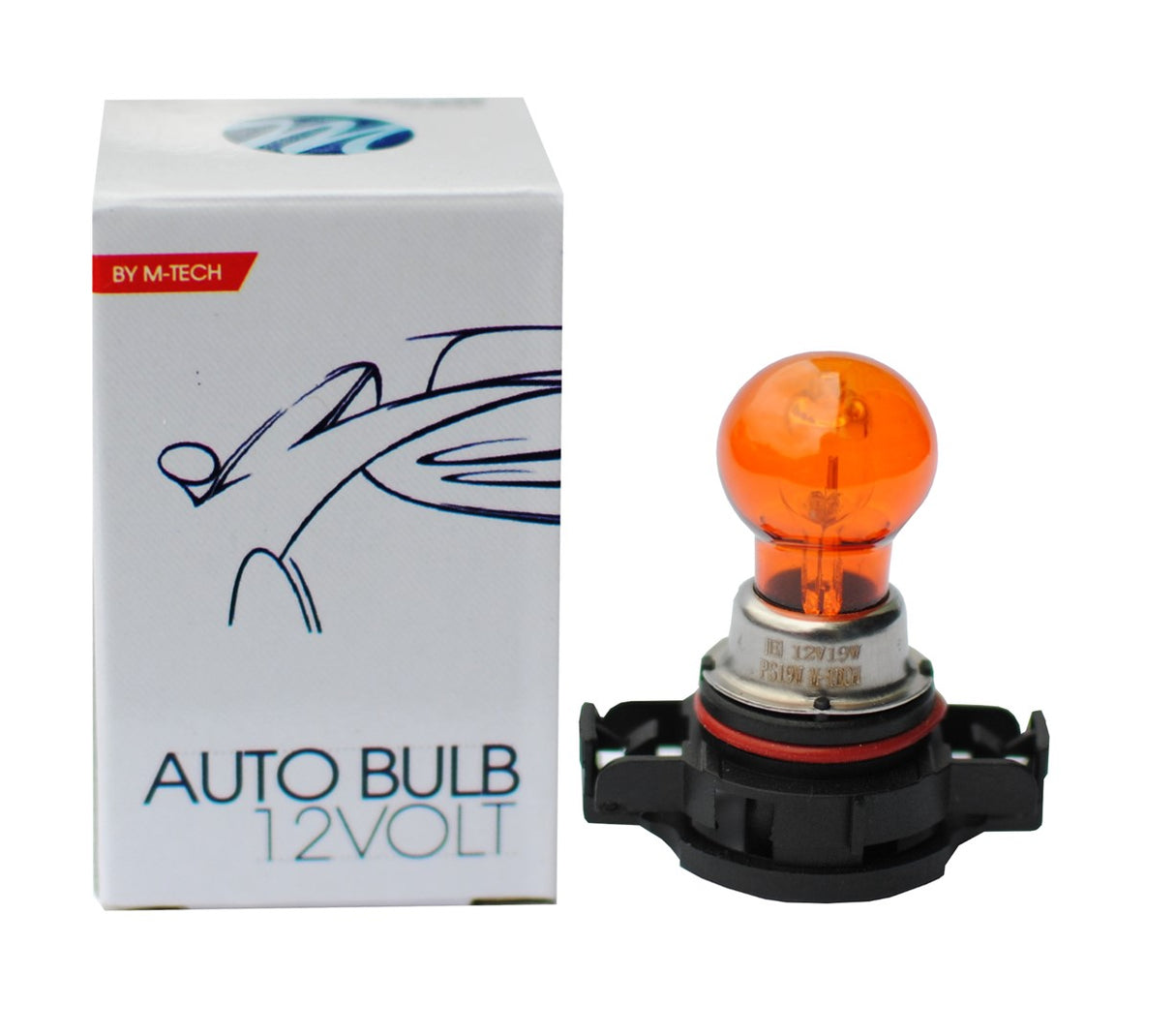 LLAMPA M-Tech PSY19W 12V 19W PG20-2 AMBER MT-Z71-C1