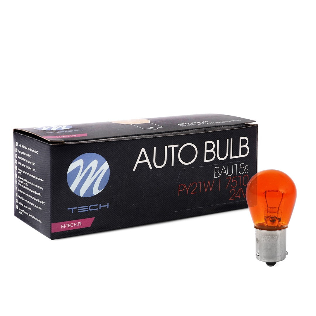 LLAMPA M-Tech PY21W 24V BAU15s TE VERDHA MT-Z936-C1