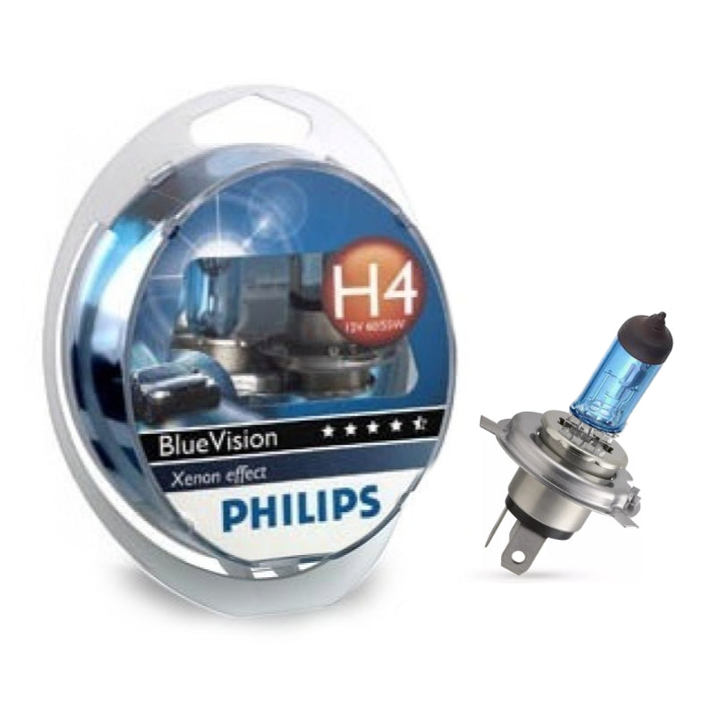 LLAMPA PHILIPS BLUE VISION H4 12 V 60/55 W S2 2 COPE