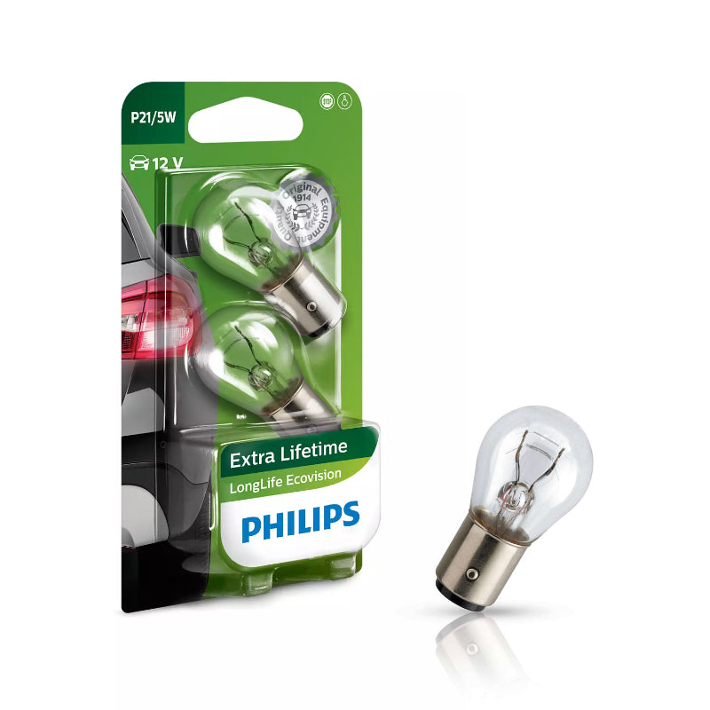 LLAMPA PHILIPS LONGLIFE ECOVISION P21/5W 12 V B2-12499 LLECO 2 COPE