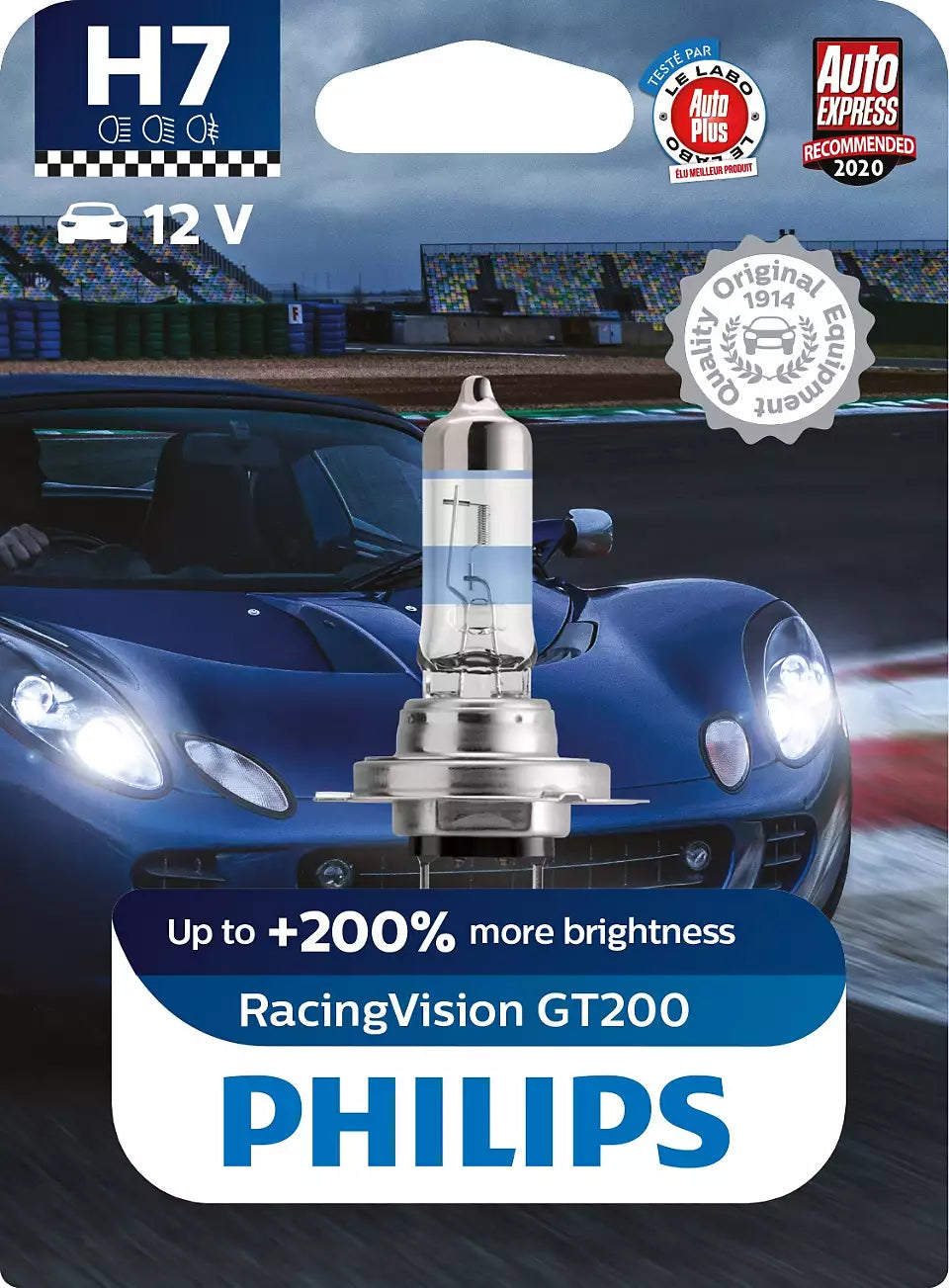 LLAMPA PHILIPS RACING VISION GT200 H7 12V 55W B1-12972 RGT