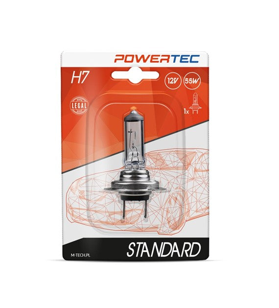 LLAMPA POWERTEC STANDARD H7 12V 55W MT-PTZ7-B1
