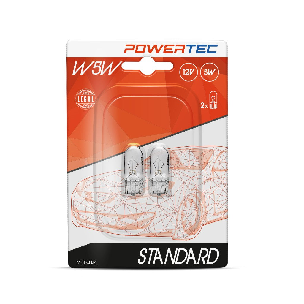 LLAMPA POWERTEC STANDARD W5W 12V MT-PTZ12-B2