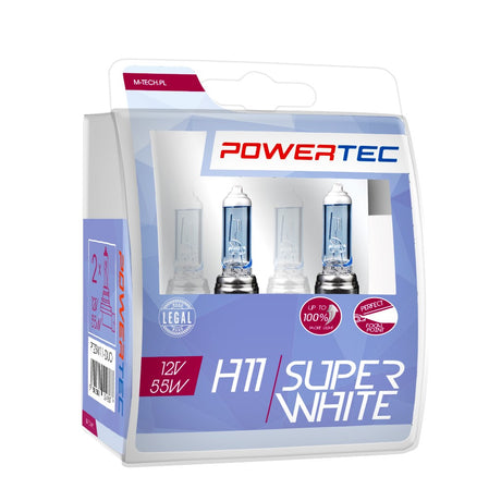 LLAMPA POWERTEC SUPER WHITE H11 12V DUO MT-PTZSW11-S2